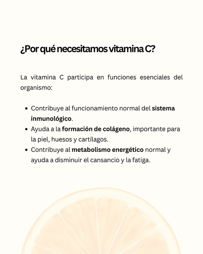 Vitamina C (ácido ascórbico) 1g, 300 Cápsulas veganas