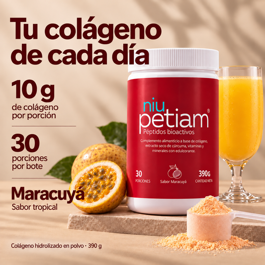 NiuPetiam® Sabor Maracuyá 390g.