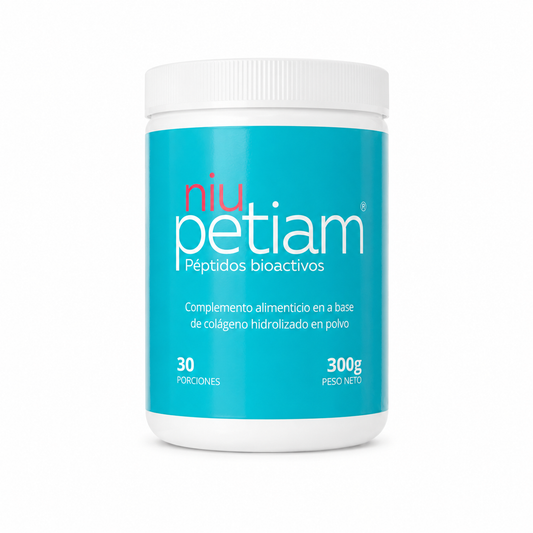 NiuPetiam® Colágeno Hidrolizado Instantáneo Sin Sabor – 30 porciones (300g)