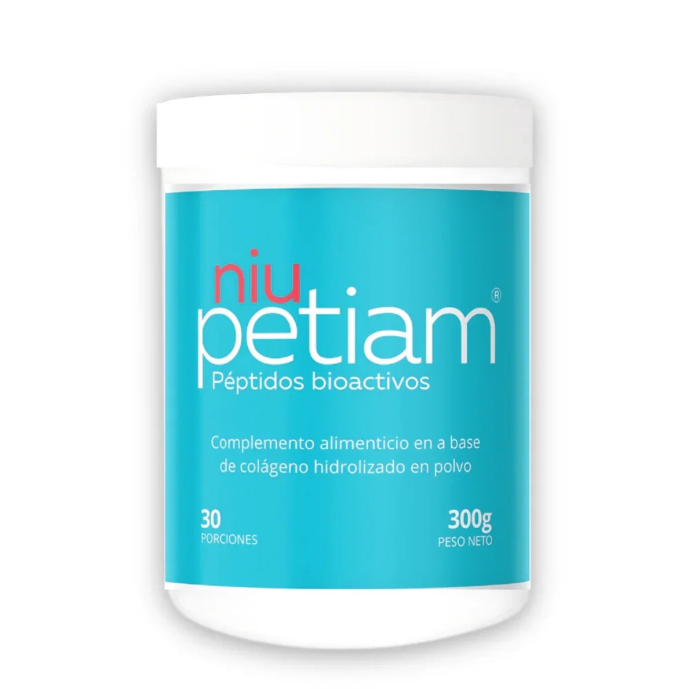 NiuPetiam® Colágeno Hidrolizado Instantáneo Sin Sabor – 30 porciones (300g)